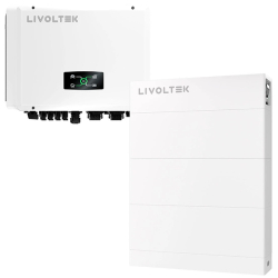 Комплект резервного питания Livoltek HP3-15KD1, 150В-850В, 15000 Вт, 3 фазы + аккумулятор Livoltek BHF-S15.3 307.2V/50AH